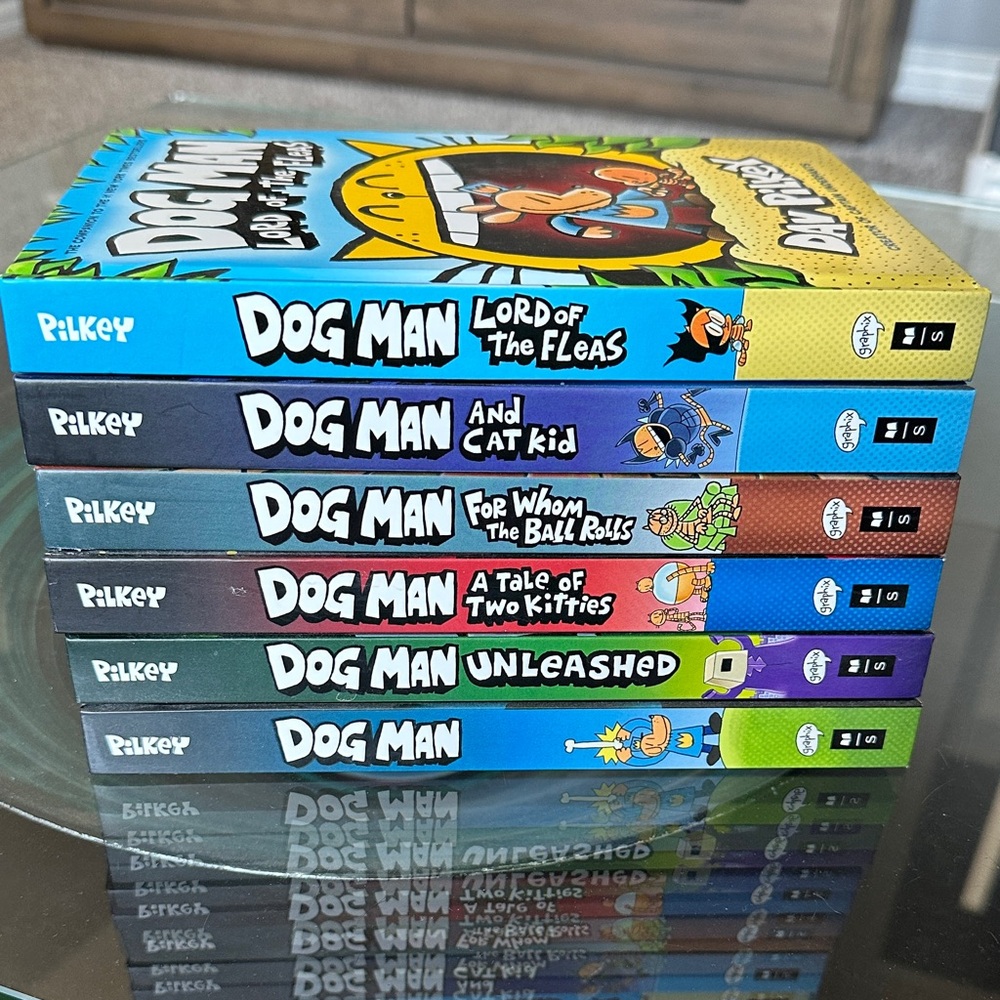 Dog Man Book Set by Pilkey